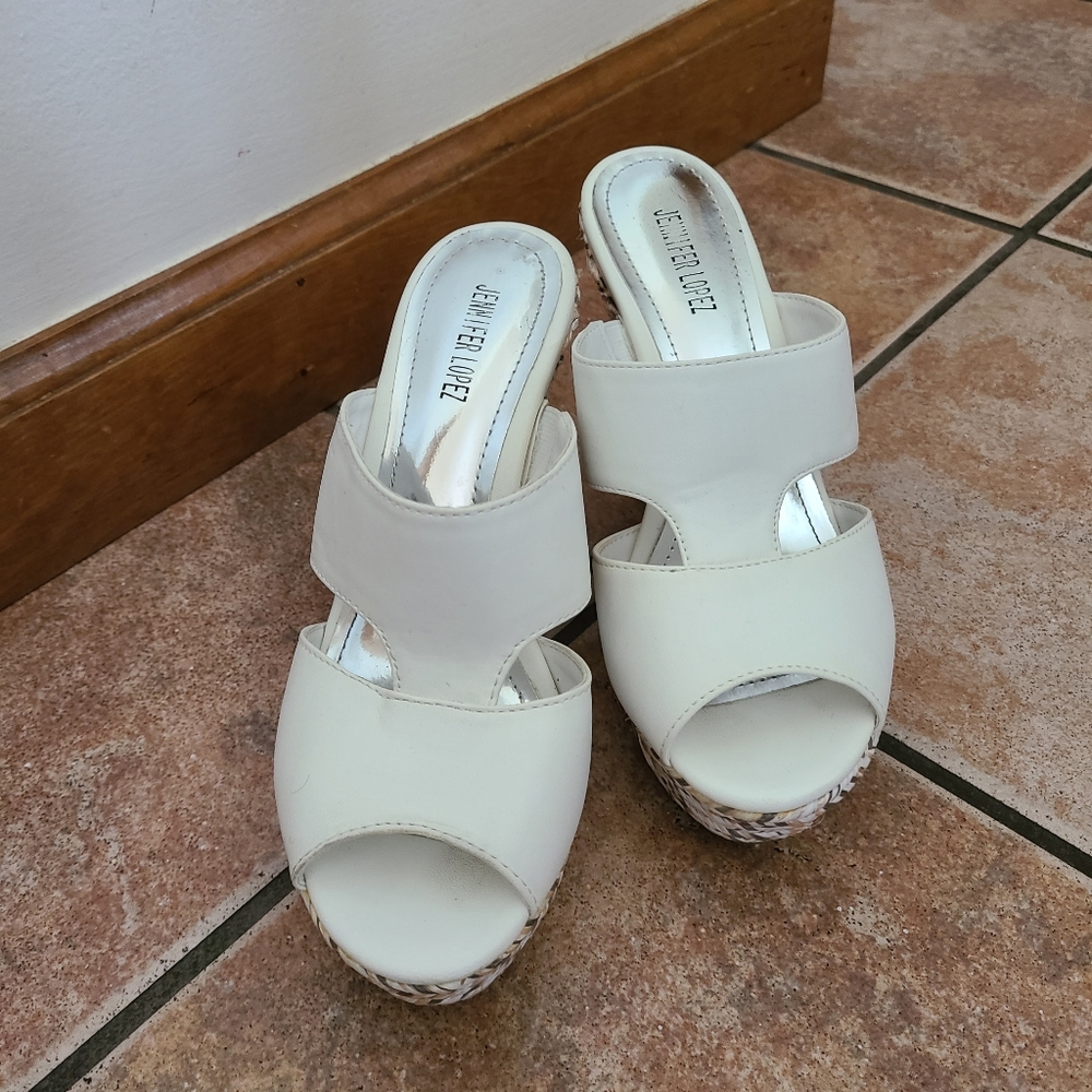 White Platform Sandal